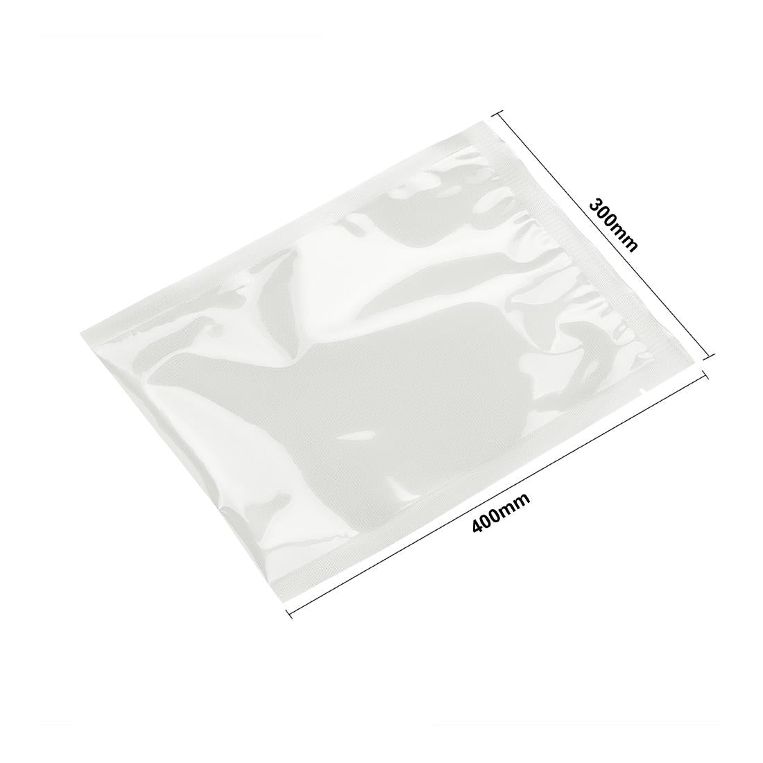 Vogue Compostable Embossed Vacuum Sealer Bags 300x400mm (50 Pack)