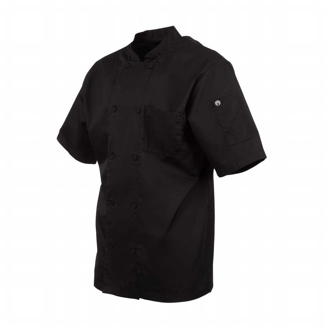 Chefs Works Montreal Unisex Chef Jacket Black XL
