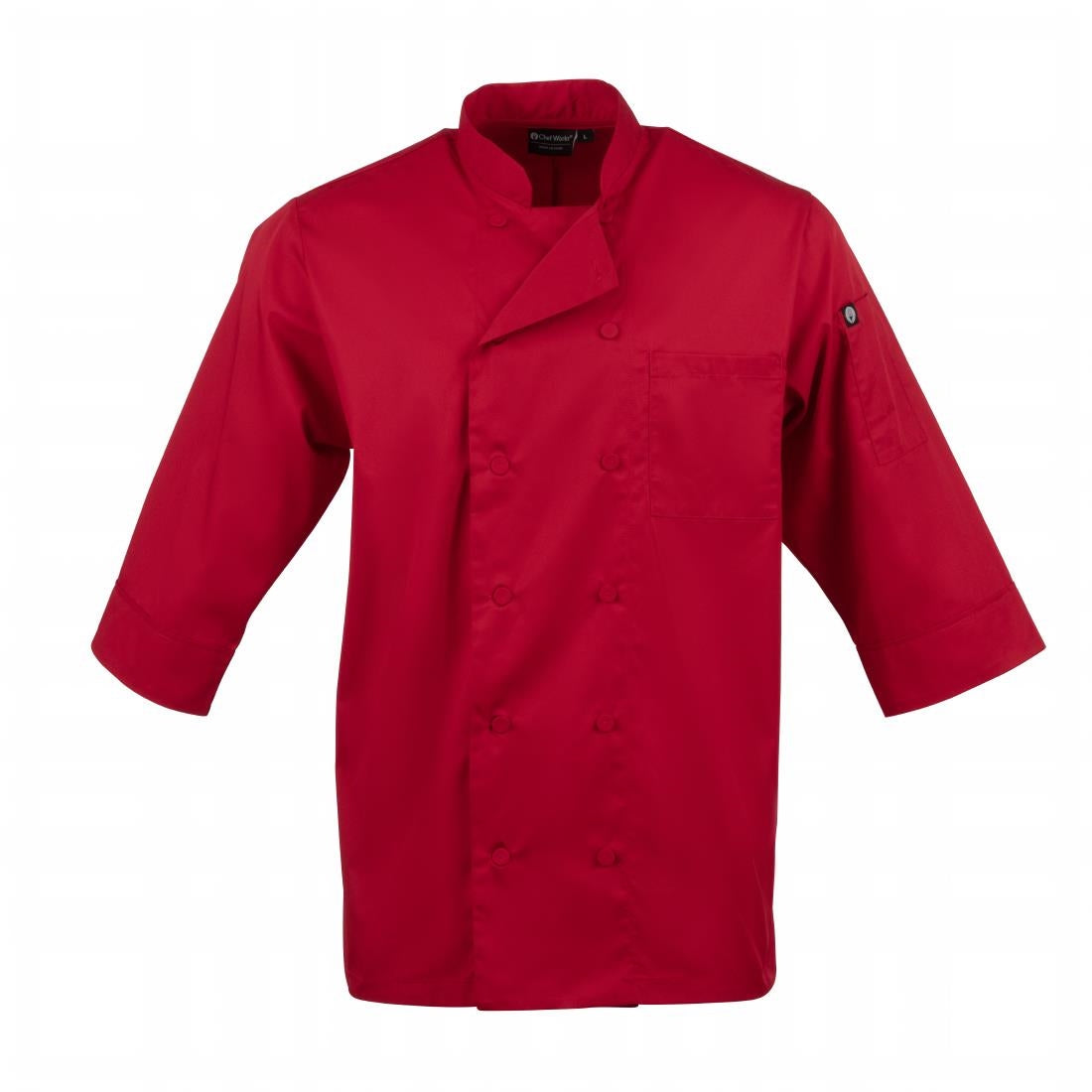 Chef Works Unisex Jacket Red XL