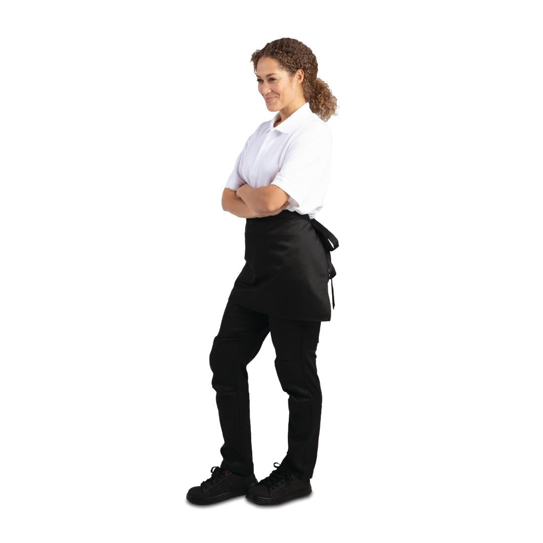 Whites Waist Aprons Black (5 Pack)