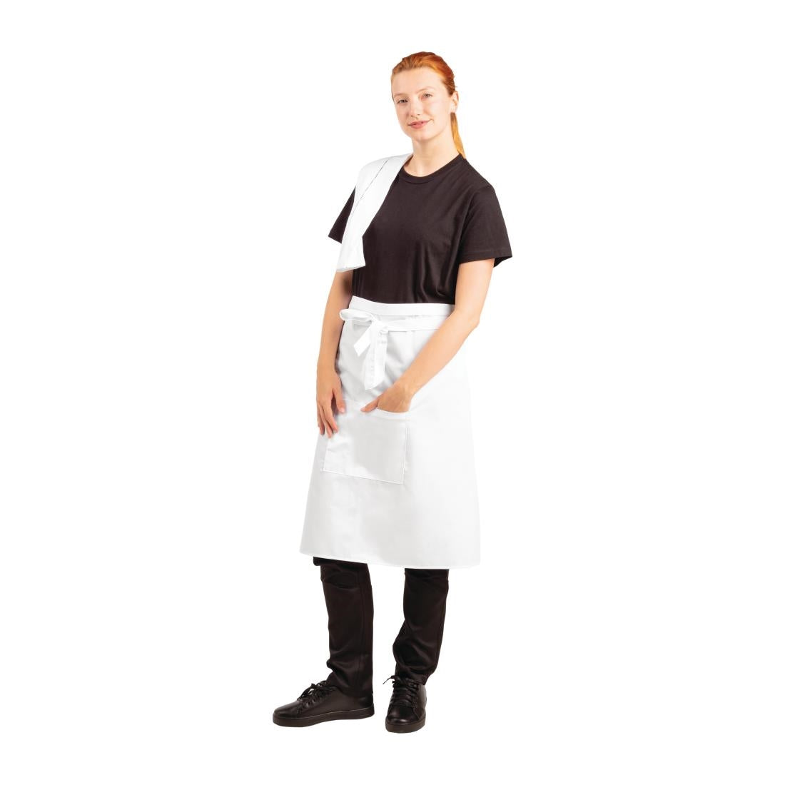 Whites Bistro Apron White