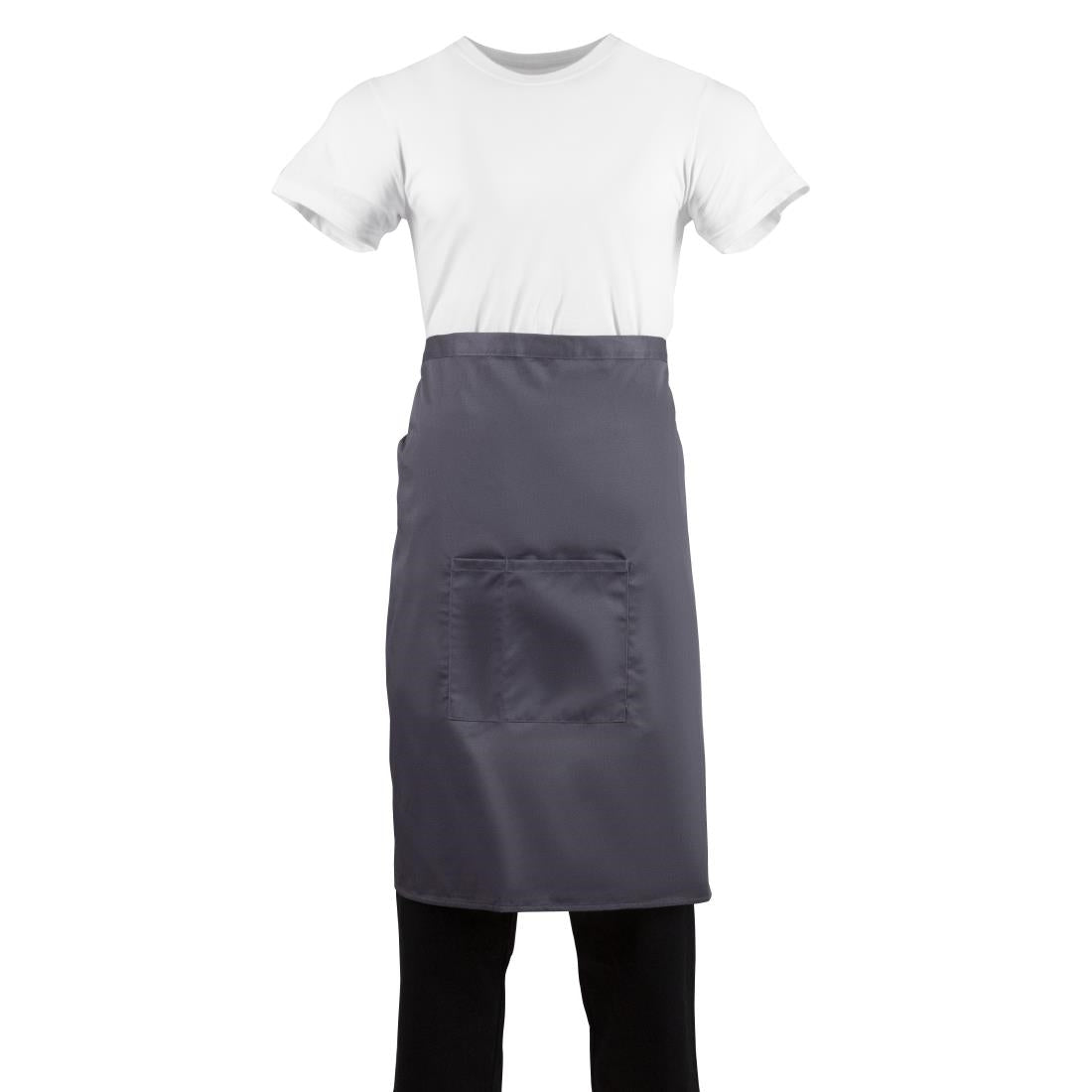 Whites Bistro Apron Charcoal