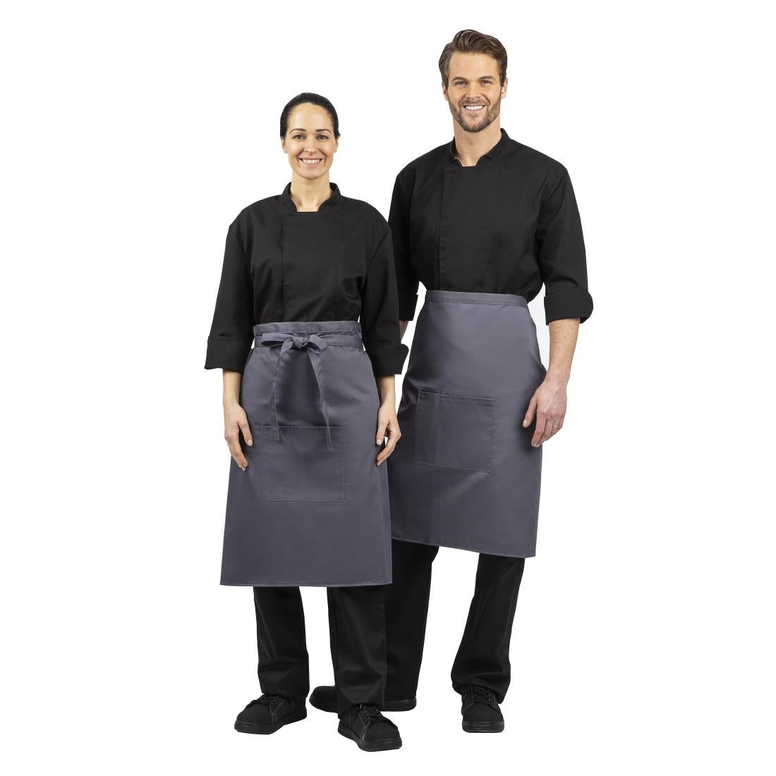 Whites Bistro Apron Charcoal