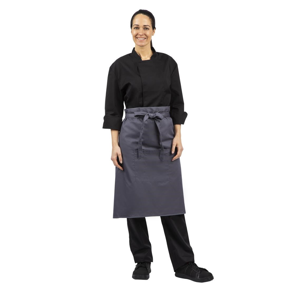 Whites Bistro Apron Charcoal