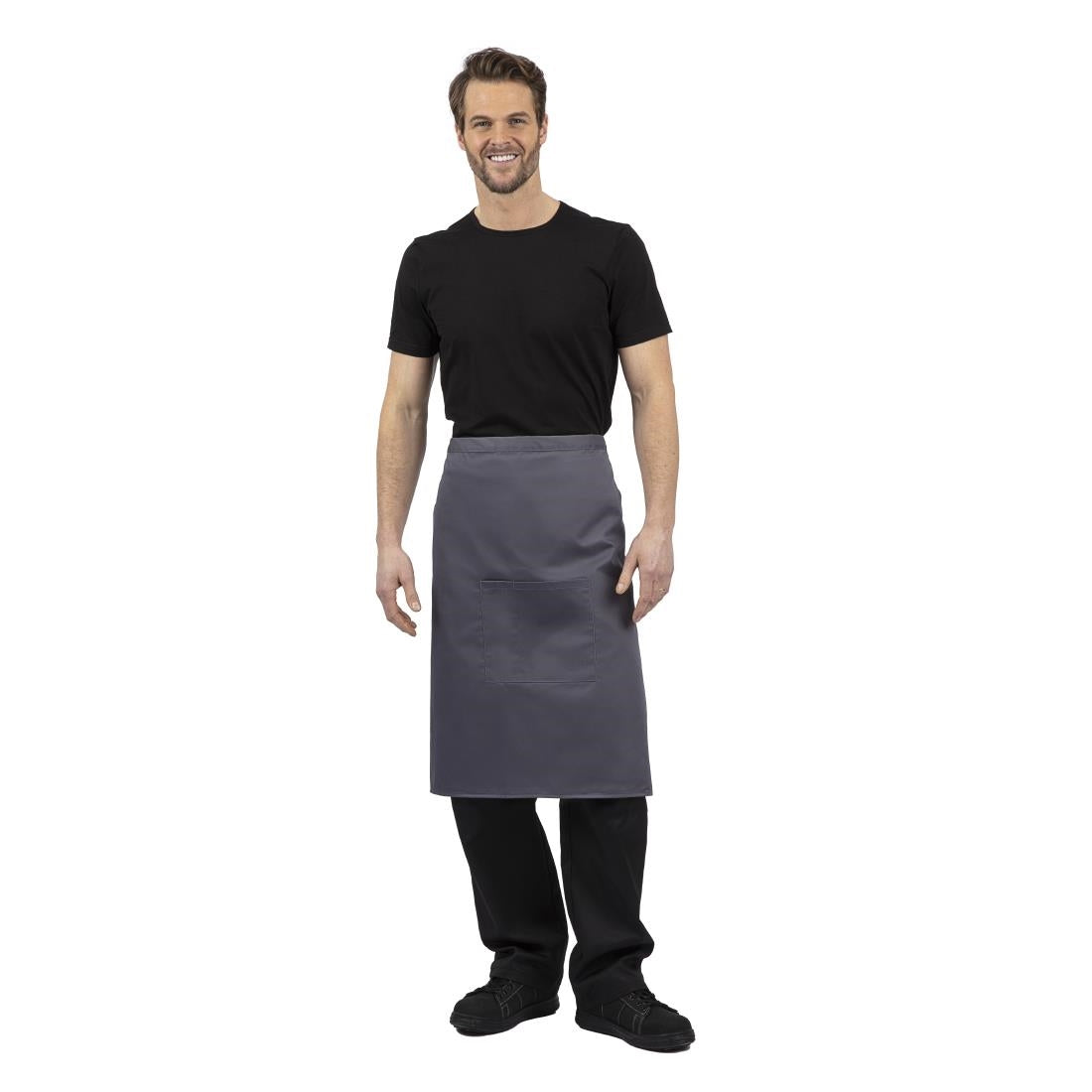 Whites Bistro Apron Charcoal