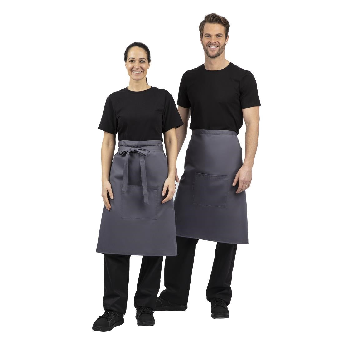 Whites Bistro Apron Charcoal