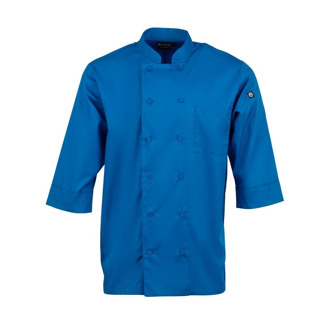 Chef Works Unisex Chef Jacket Blue XS