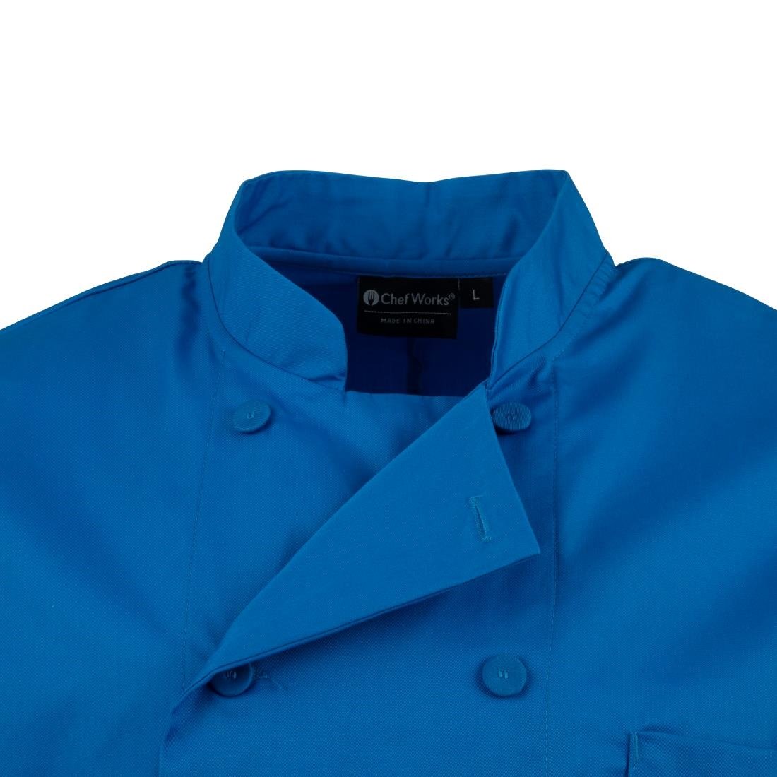 Chef Works Unisex Chef Jacket Blue L