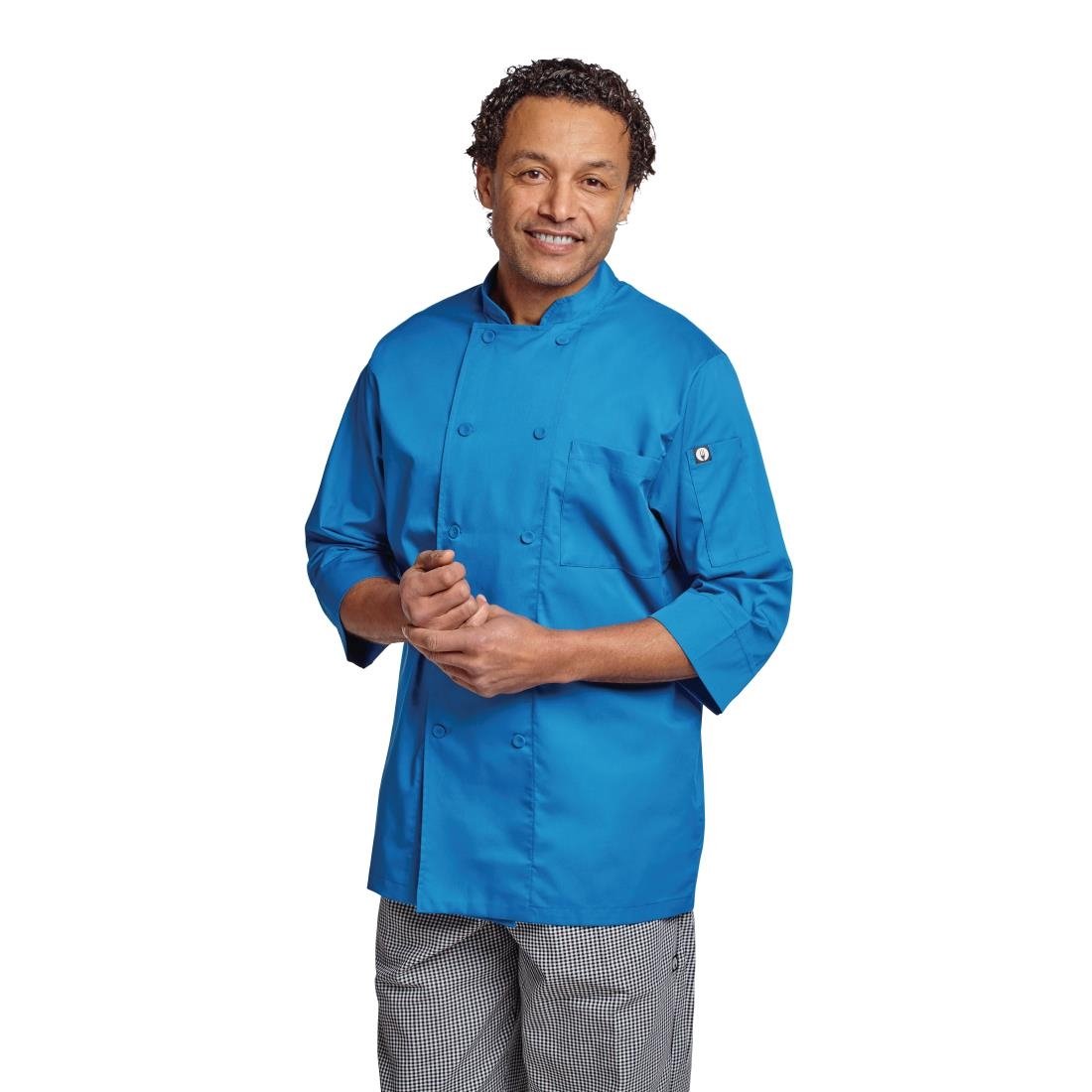Chef Works Unisex Chef Jacket Blue XL