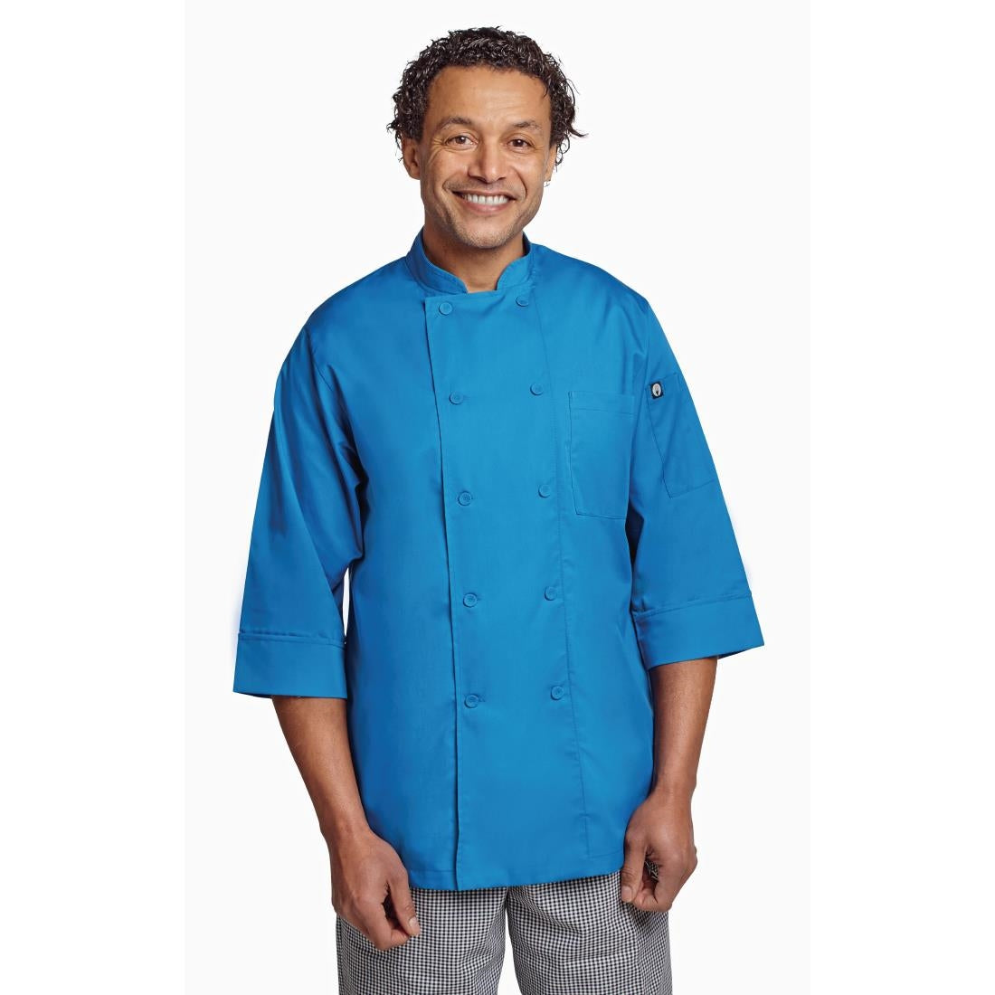 Chef Works Unisex Chef Jacket Blue M