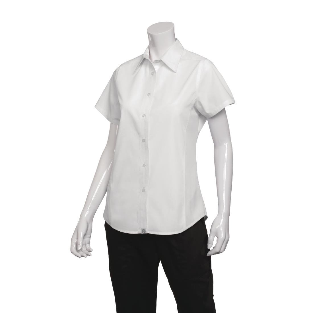 Chef Works Womens Cool Vent Chefs Shirt White XS