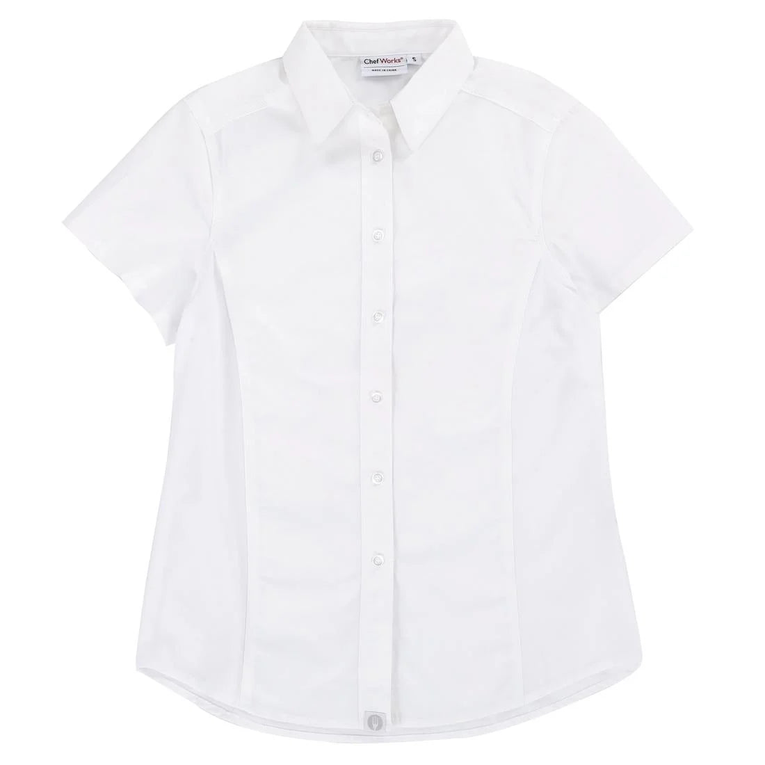 Chef Works Womens Cool Vent Chefs Shirt White M