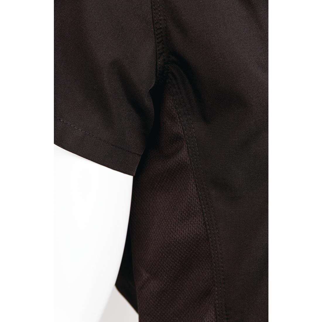 Chef Works Womens Cool Vent Chefs Shirt Black XS