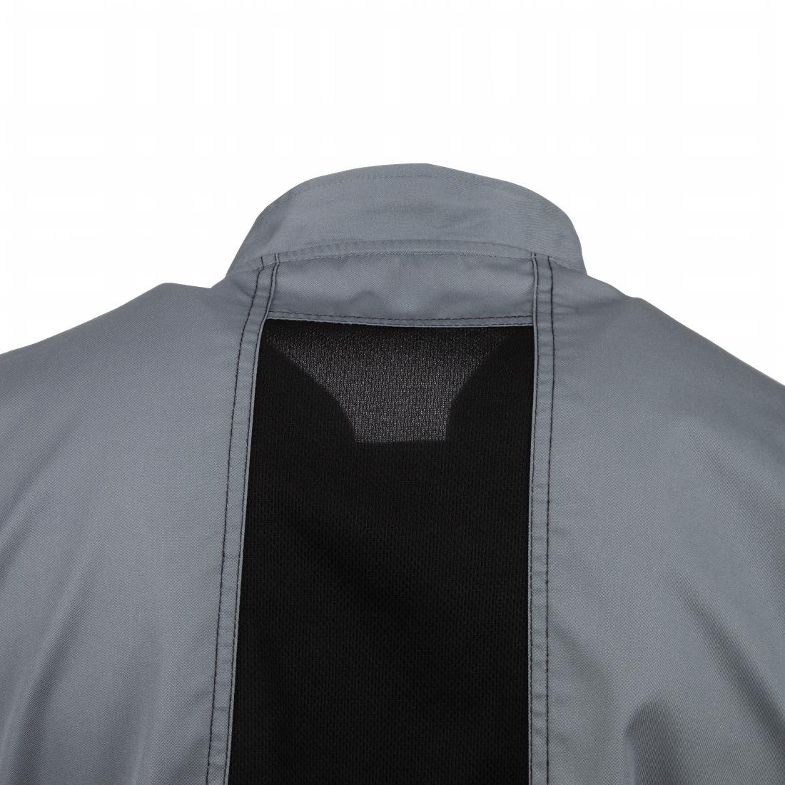 Chef Works Valais Signature Series Unisex Chef Jacket Grey 2XL