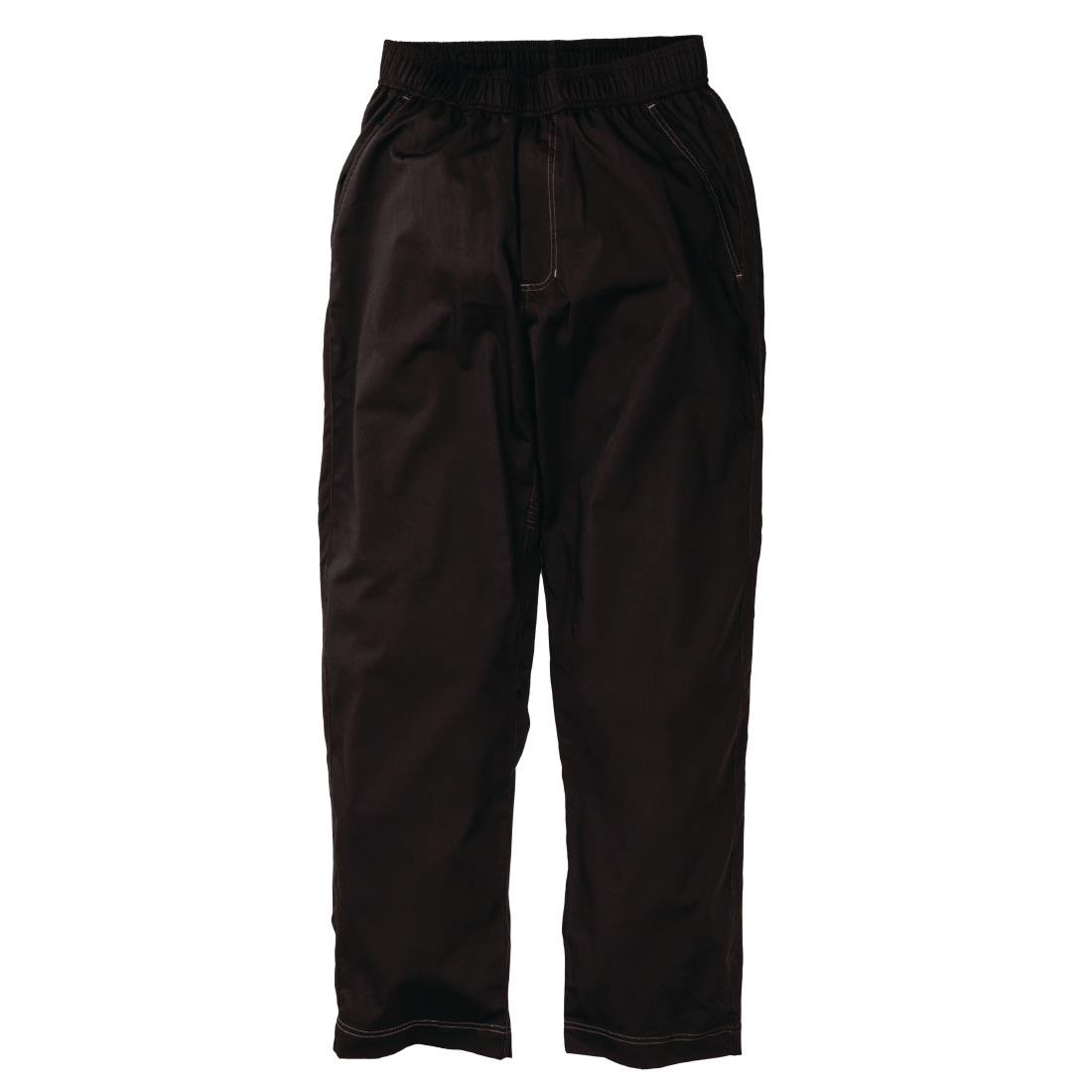 Chef Works Unisex Cool Vent Baggy Chefs Trousers Black M