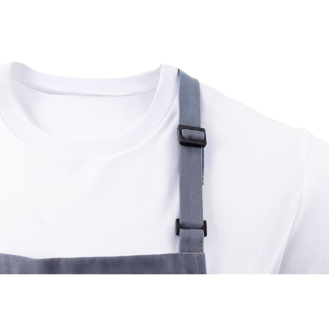 Chef Works Bib Apron Grey