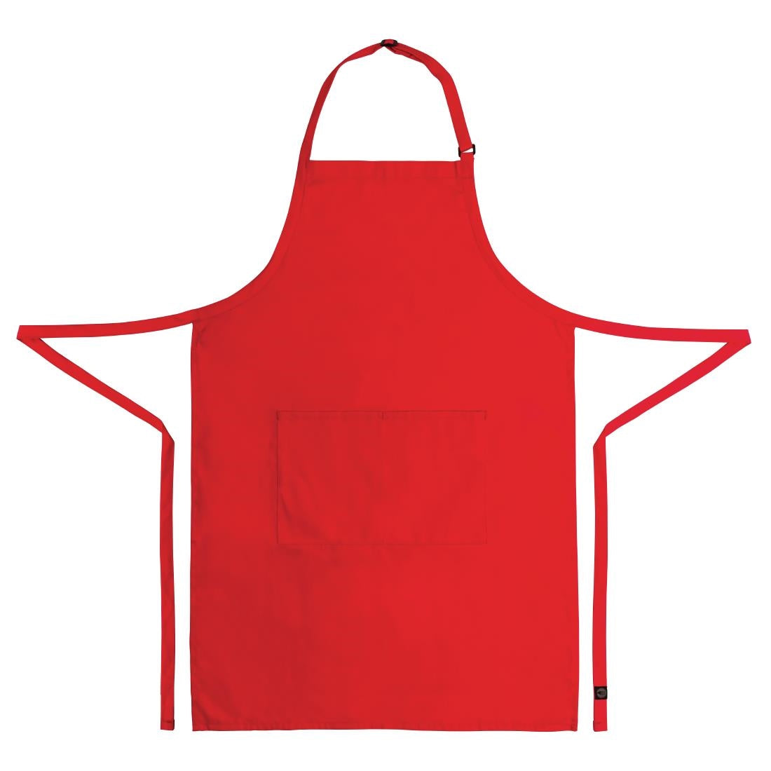Chef Works Bib Apron Red