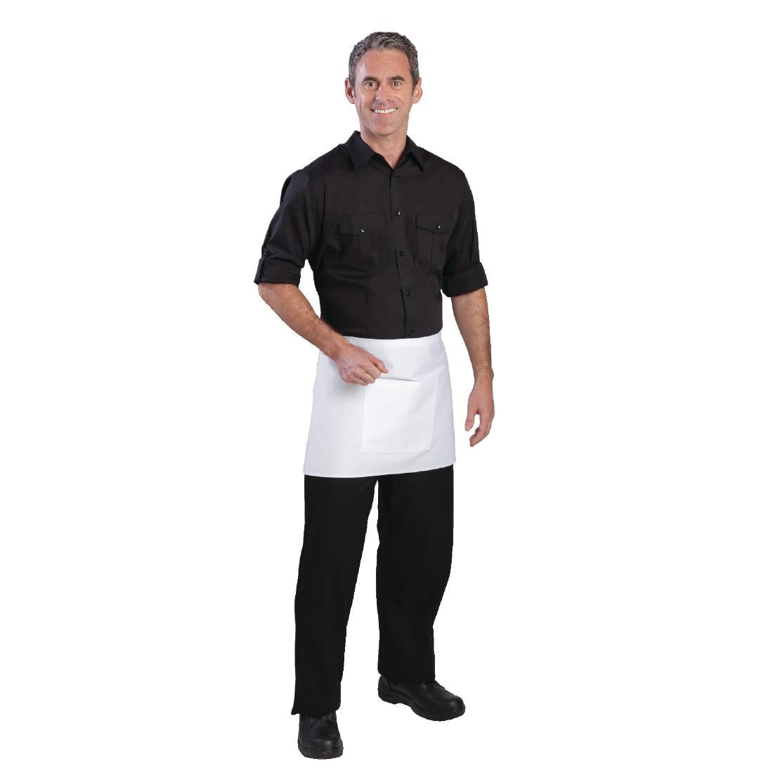 Chef Works Mens Pilot Shirt Black M