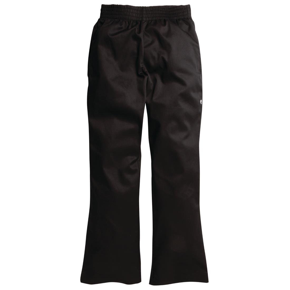 Chef Works Womens Basic Baggy Chefs Trousers Black S
