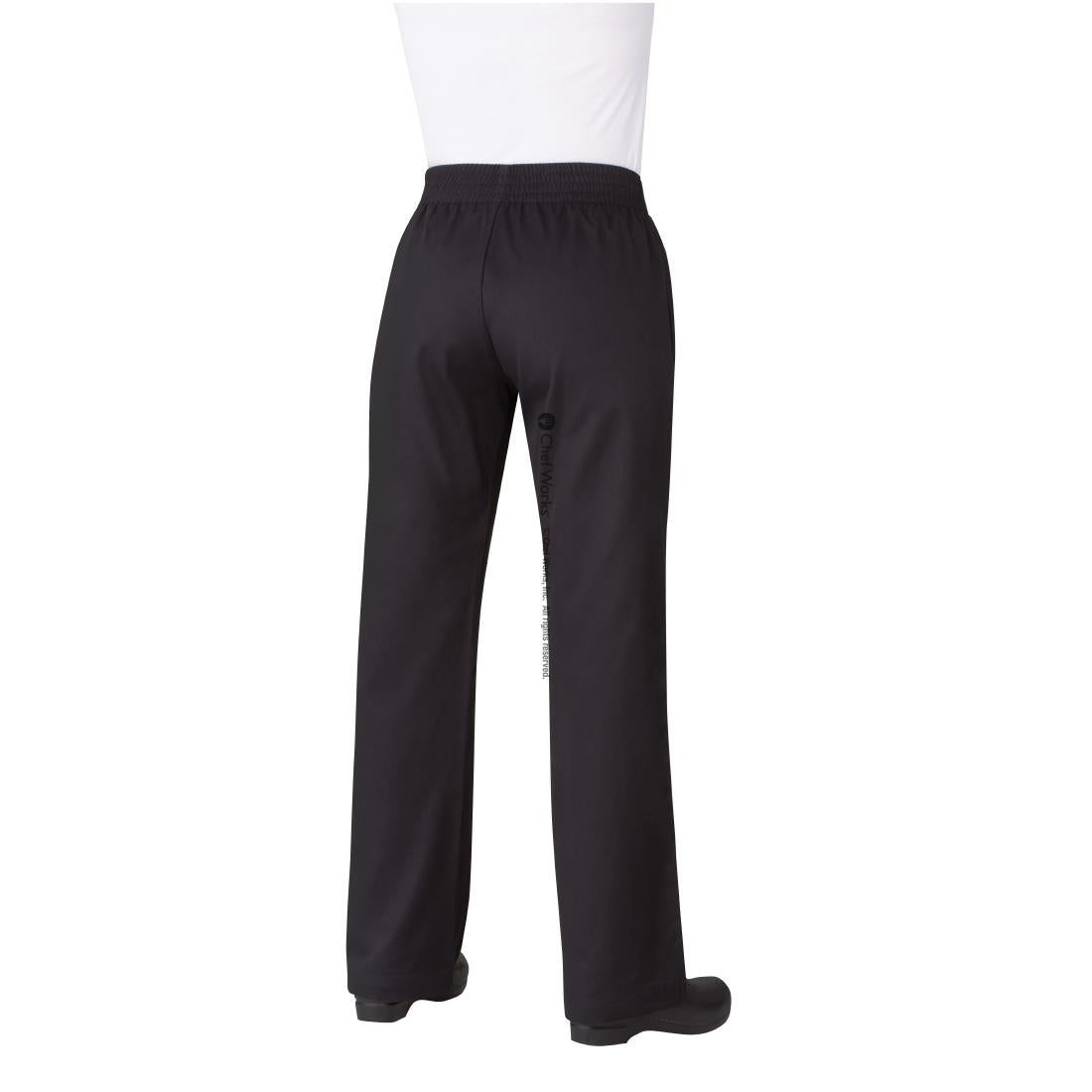 Chef Works Womens Basic Baggy Chefs Trousers Black XS
