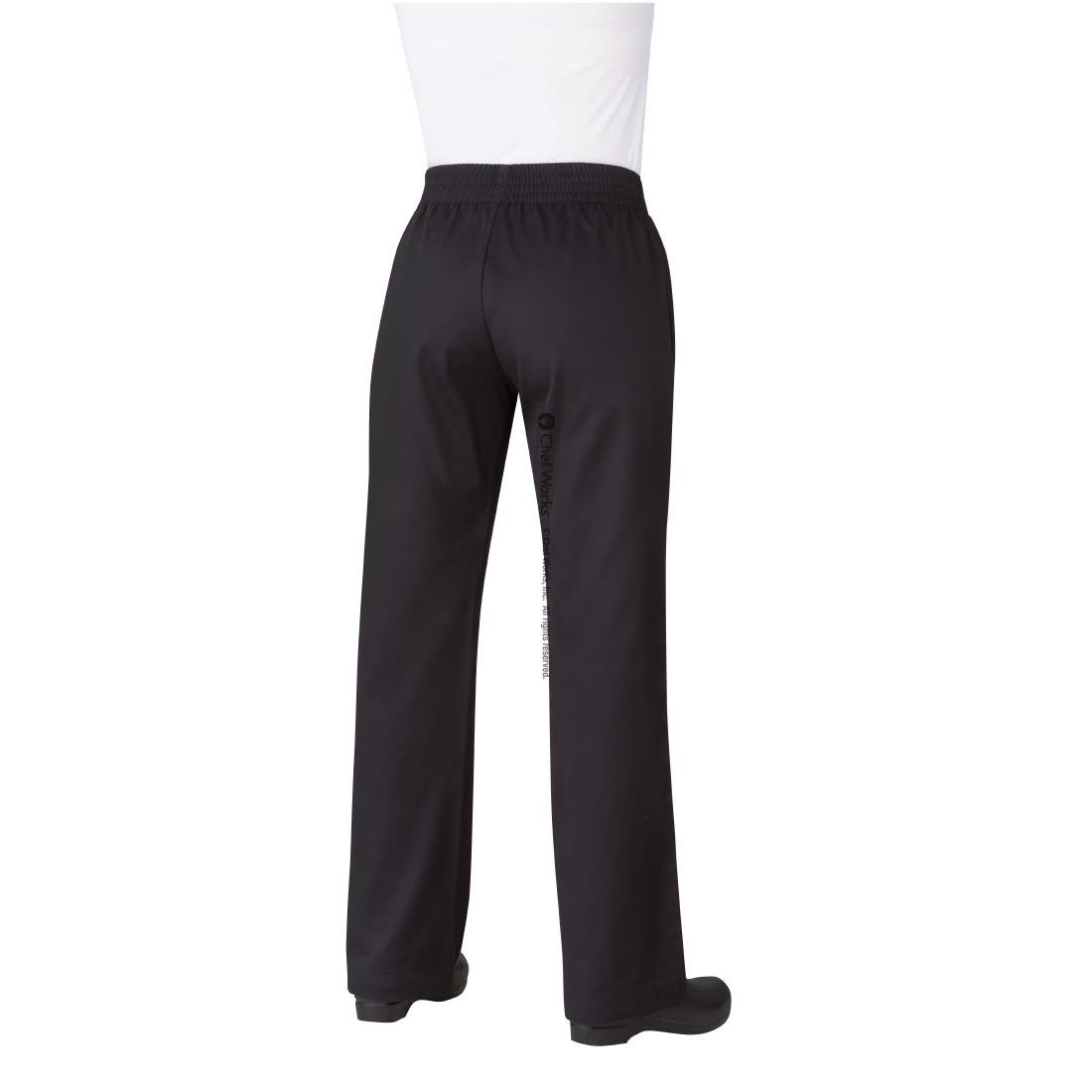 Chef Works Womens Basic Baggy Chefs Trousers Black XL