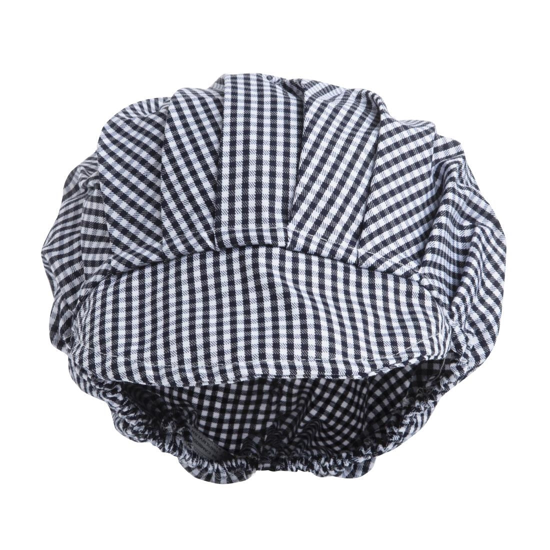 Whites Peaked Unisex Hat Blue & White Check