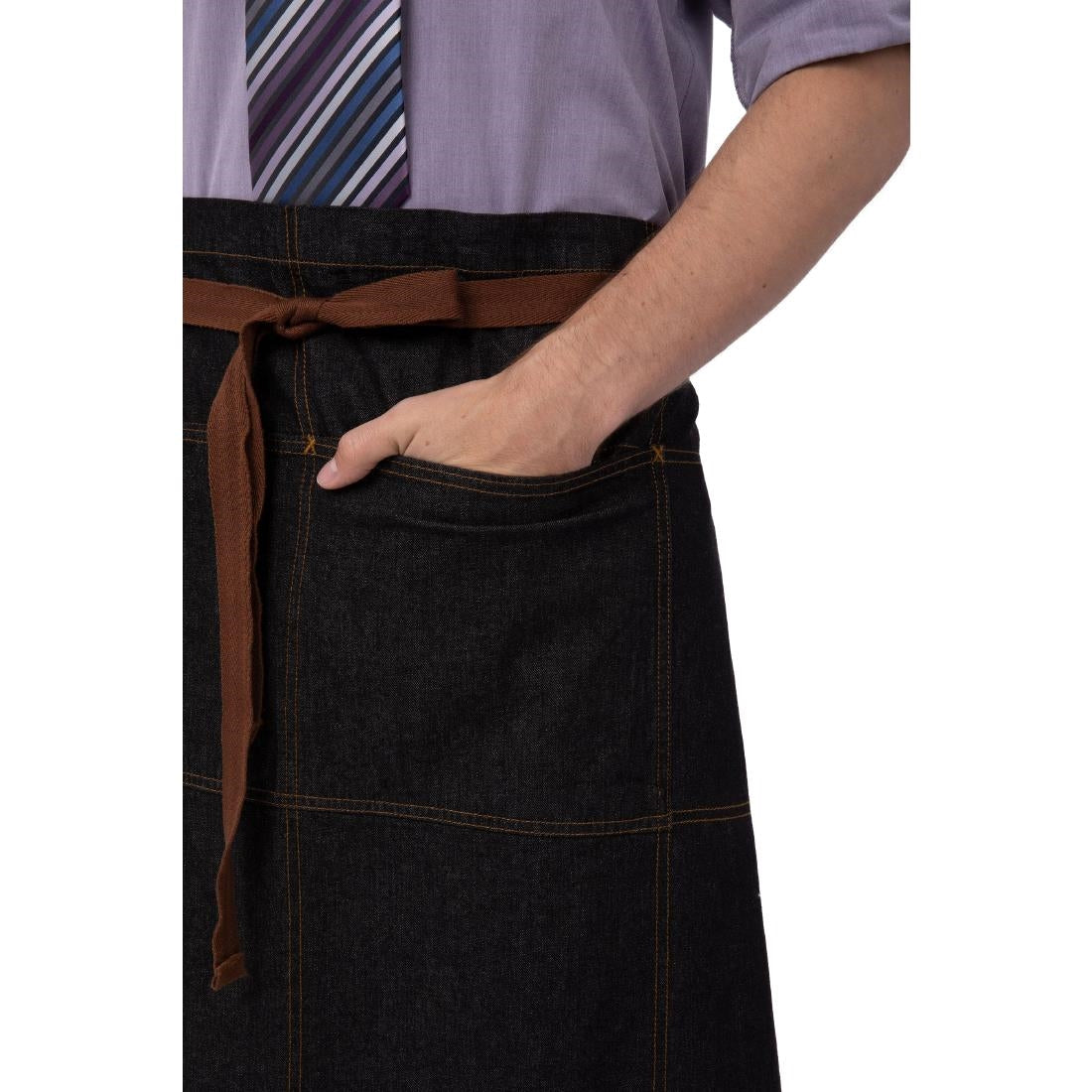 Chef Works Urban Memphis Bistro Apron Black
