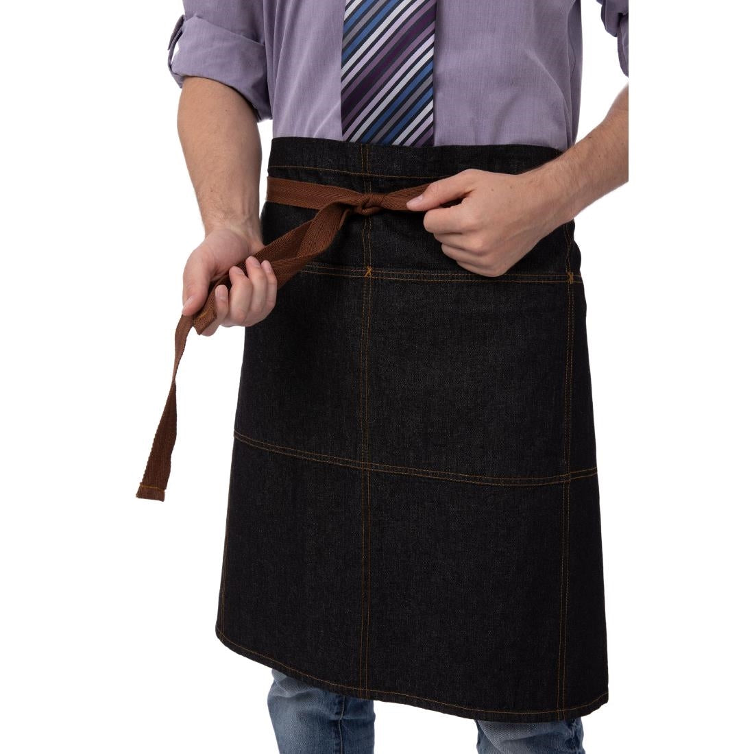 Chef Works Urban Memphis Bistro Apron Black