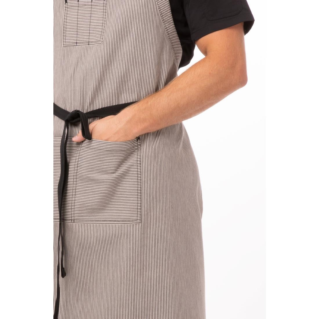 Chef Works Urban Portland Bib Apron Grey