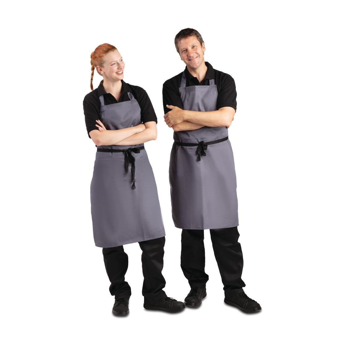 Whites Bib Apron Charcoal