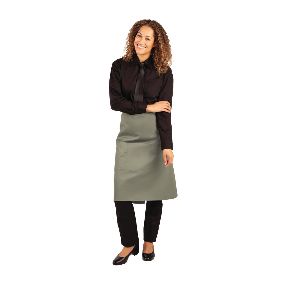 Whites Bistro Apron Olive