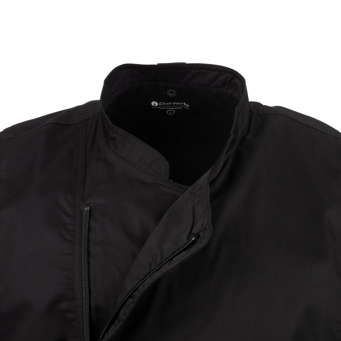 Chef Works Springfield Mens Chef Jacket Black M