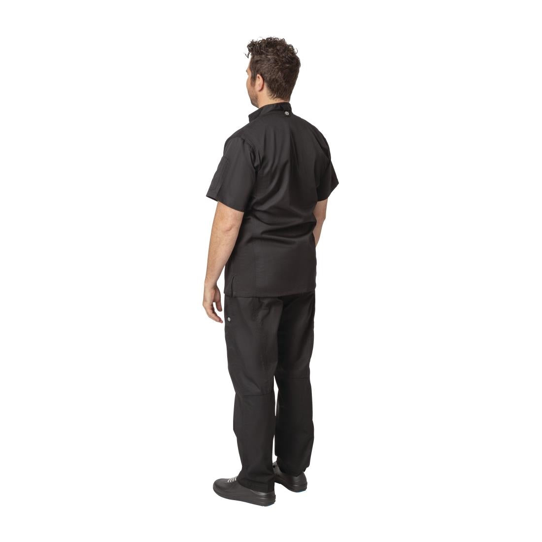 Chef Works Springfield Mens Chef Jacket Black M