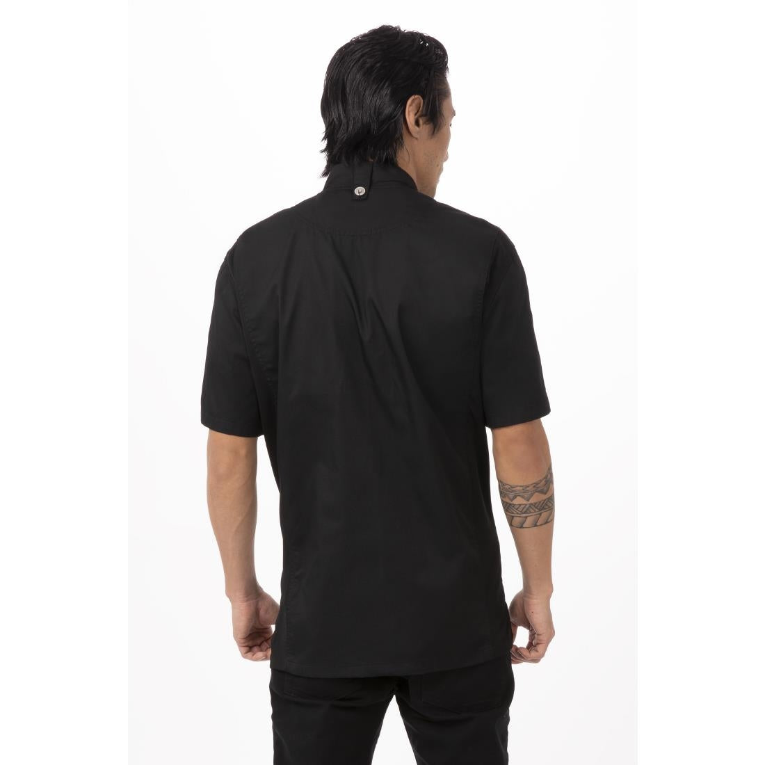 Chef Works Springfield Mens Chef Jacket Black M
