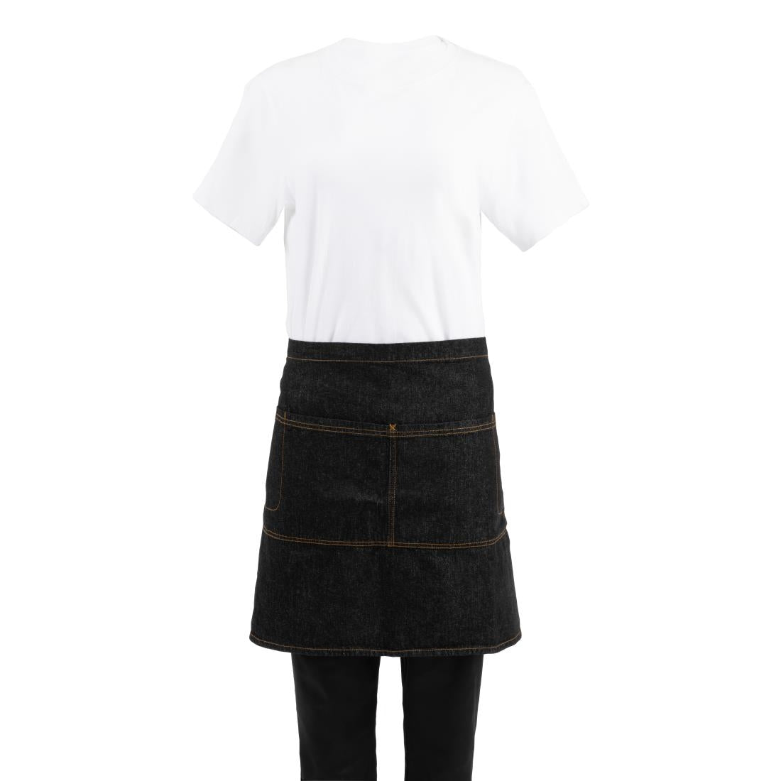 Chef Works Urban Memphis Half Bistro Apron Black
