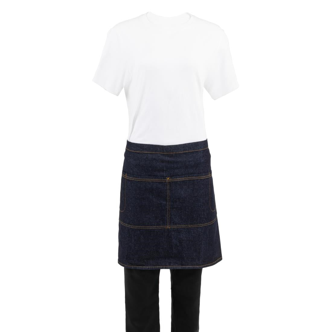 Chef Works Urban Memphis Half Bistro Apron Indigo