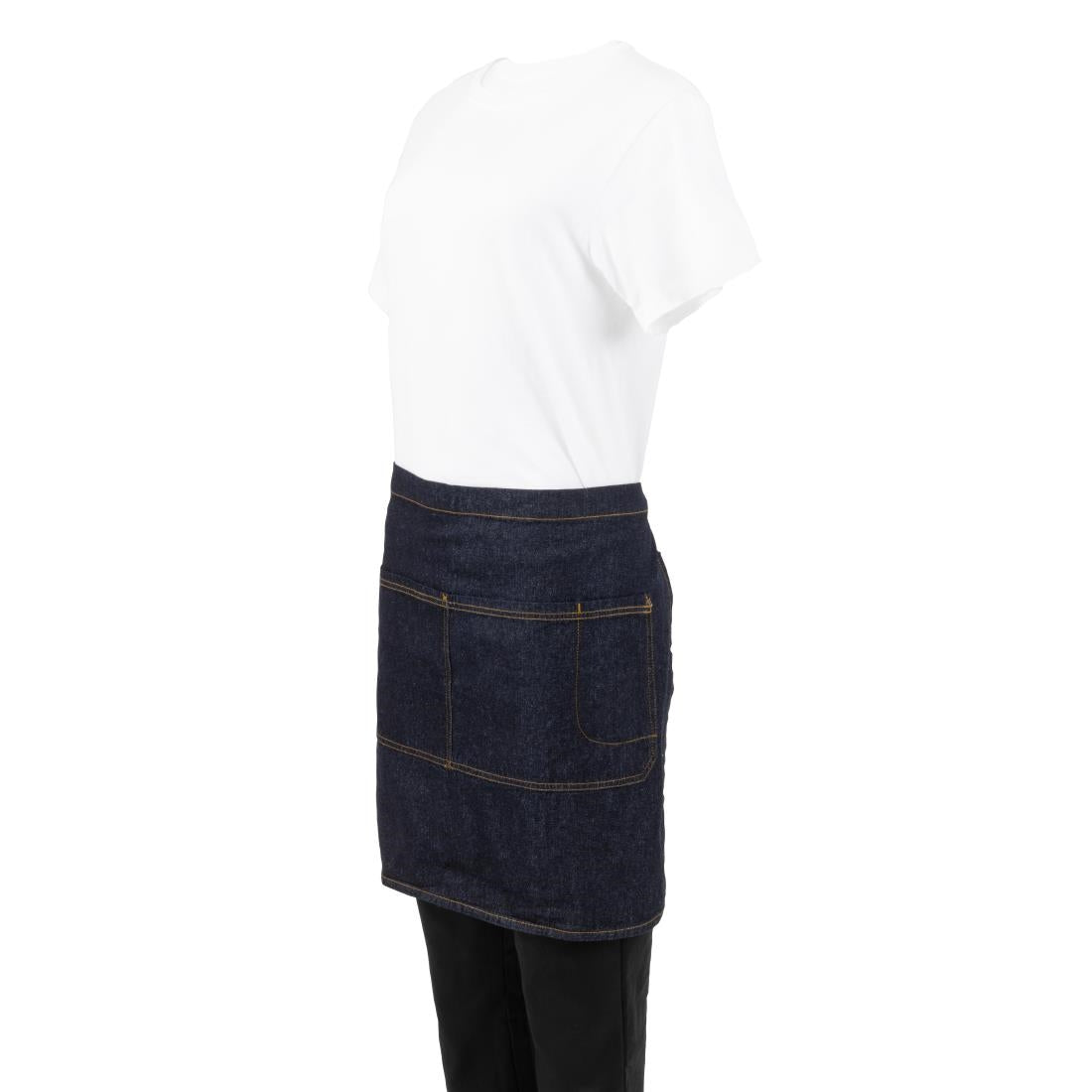 Chef Works Urban Memphis Half Bistro Apron Indigo