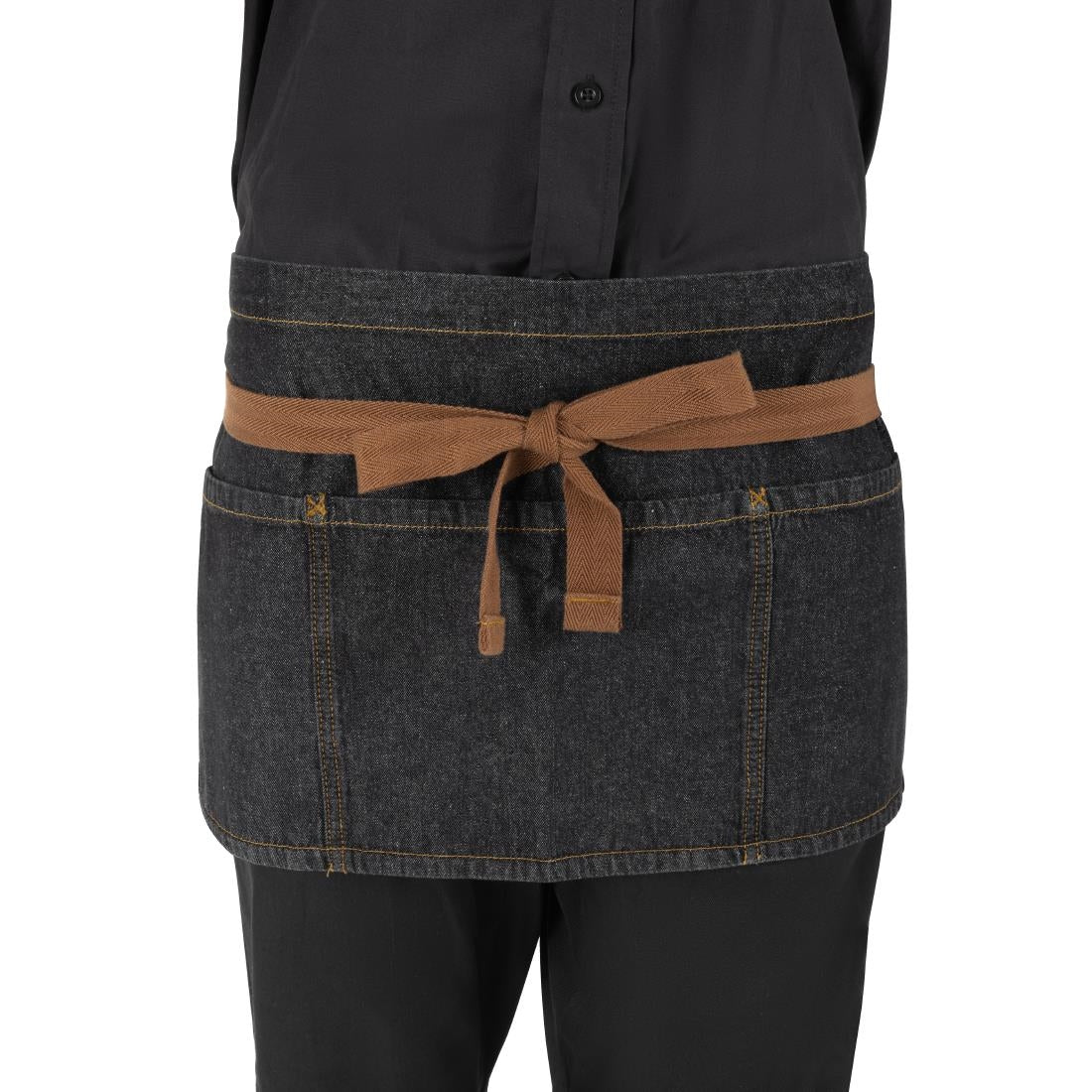 Chef Works Urban Memphis Waist Apron Black