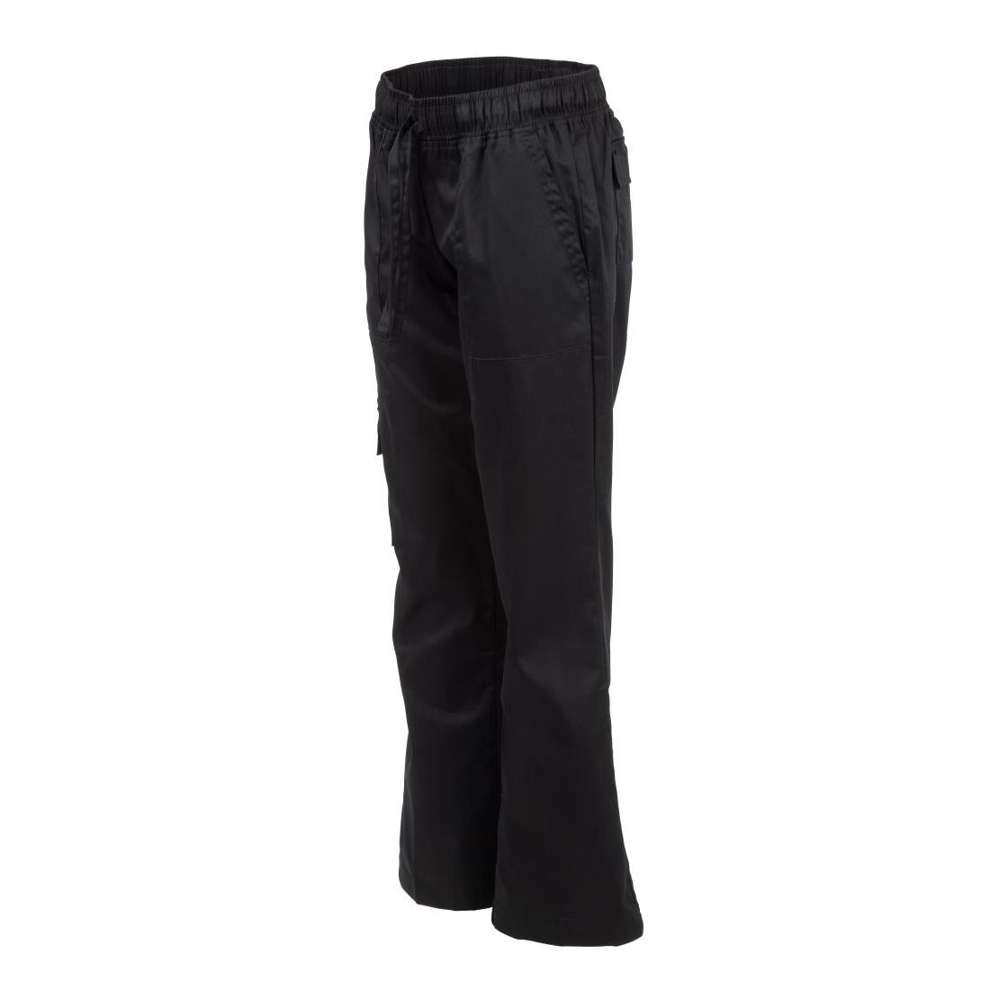 Chef Works Womens Cargo Chefs Trousers Black XL