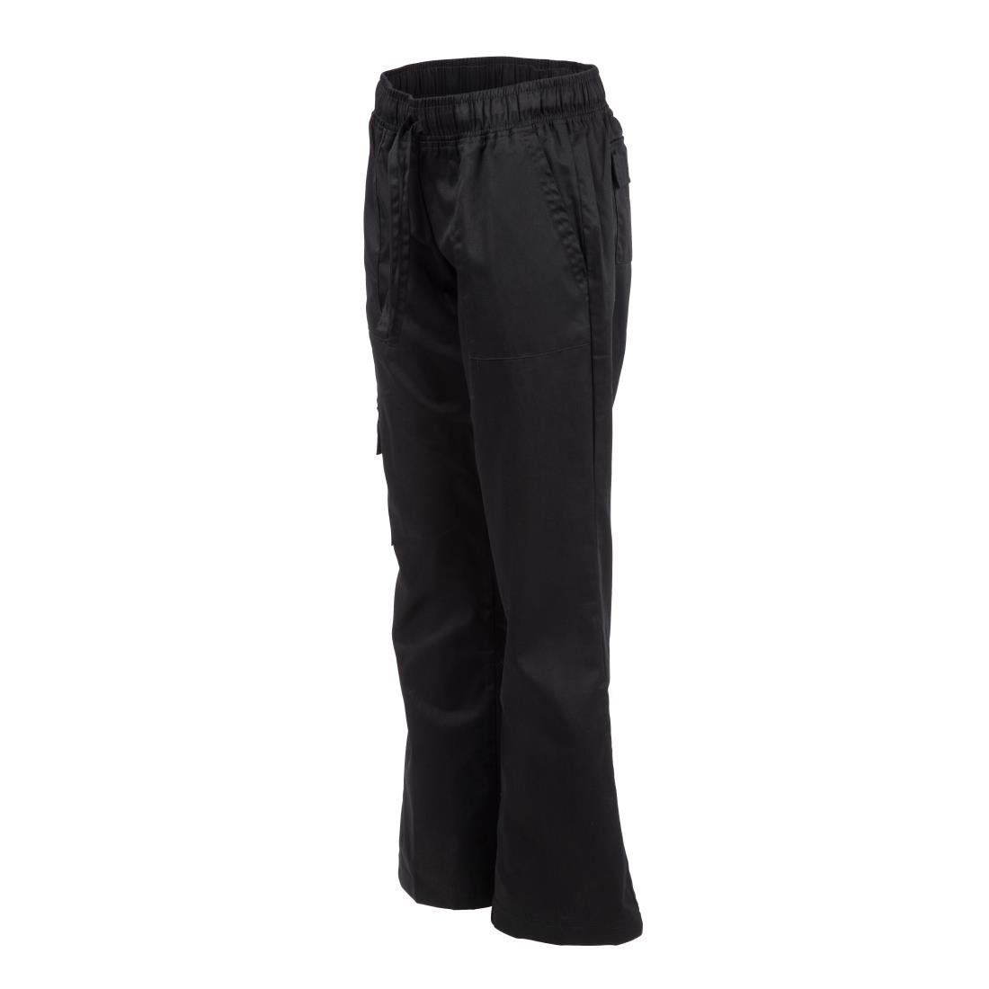 Chef Works Womens Cargo Chefs Trousers Black 2XL