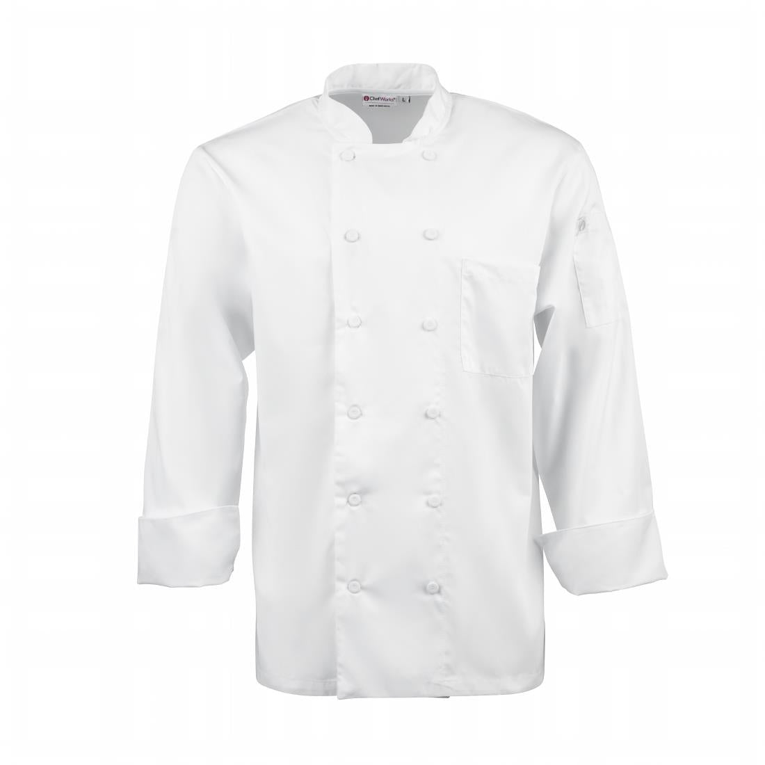 Chef Works Calgary Unisex Chef Jacket White XL