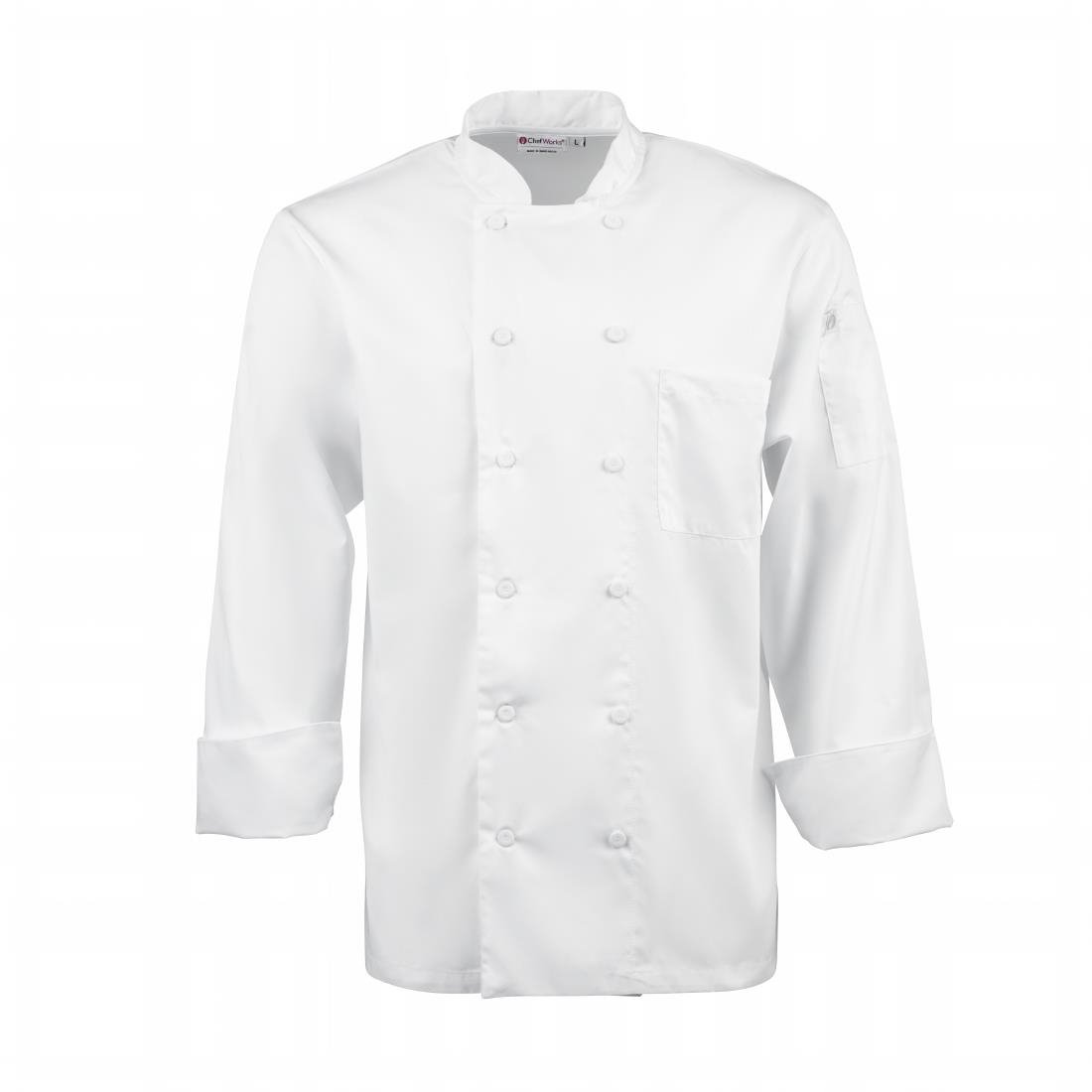 Chef Works Calgary Unisex Chef Jacket White M