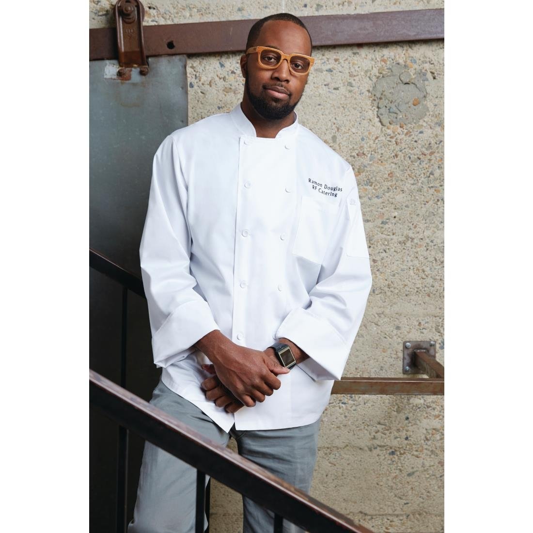 Chef Works Calgary Unisex Chef Jacket White 2XL