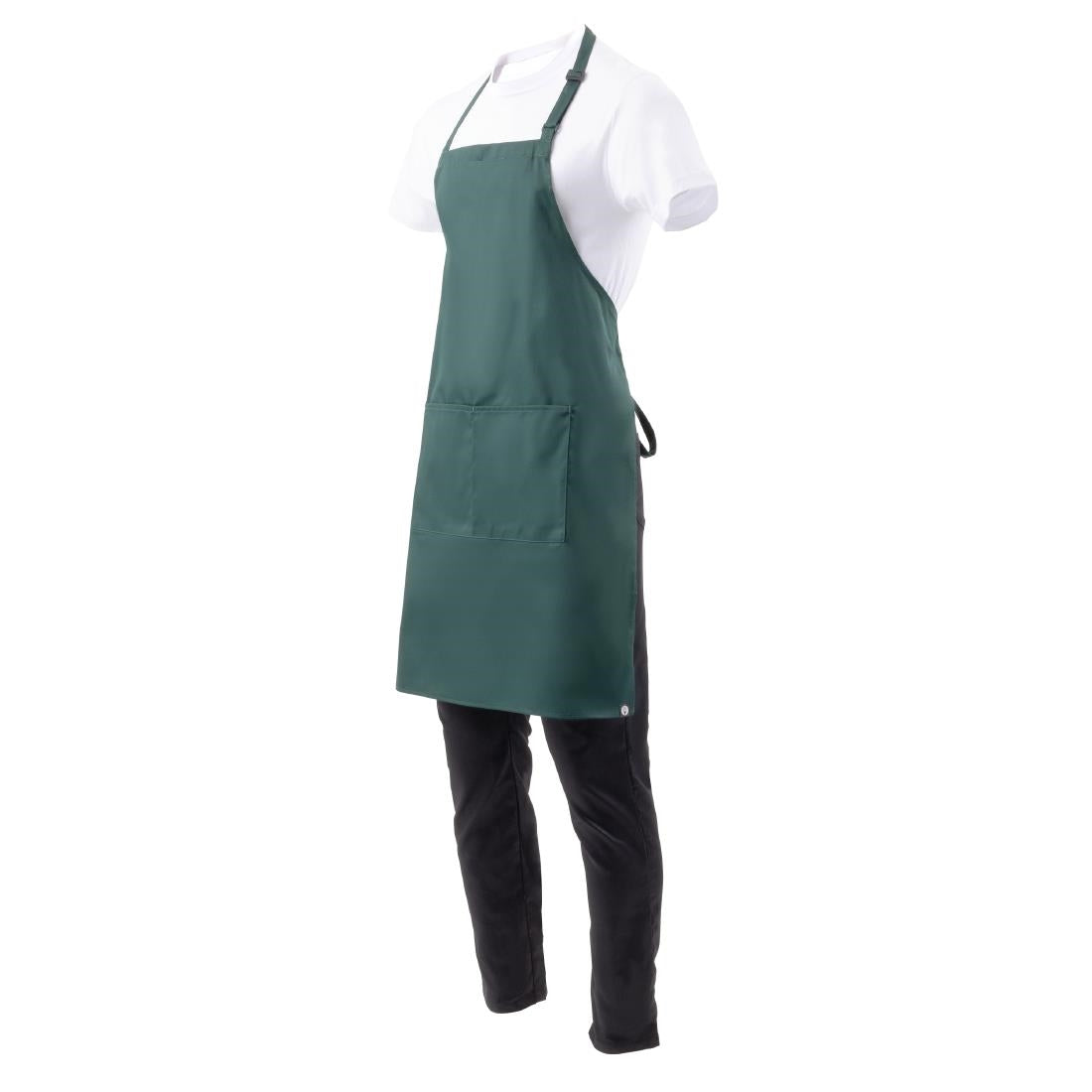 Chef Works Butchers Bib Apron Hunter Green