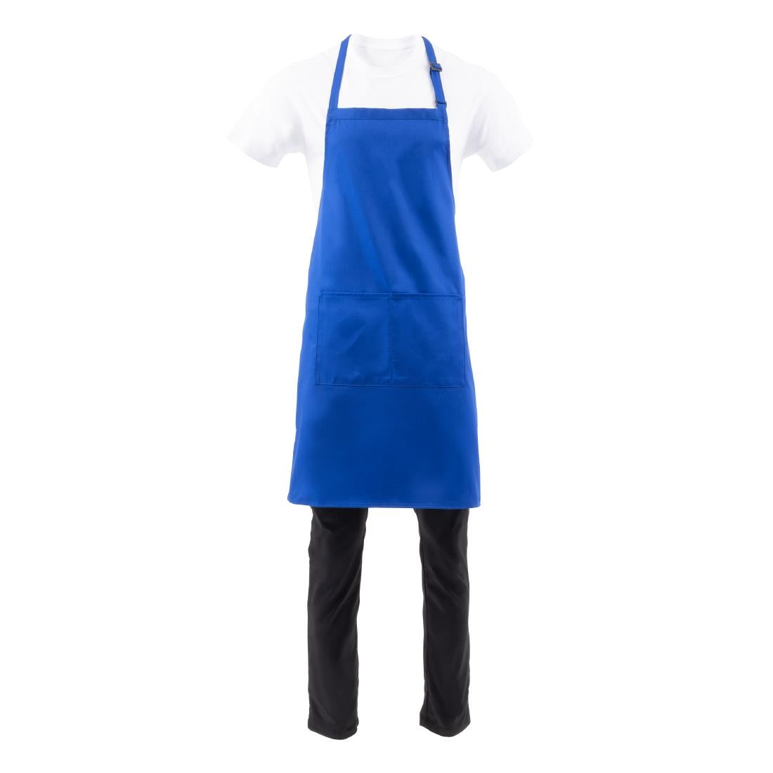 Chef Works Butchers Bib Apron Royal Blue