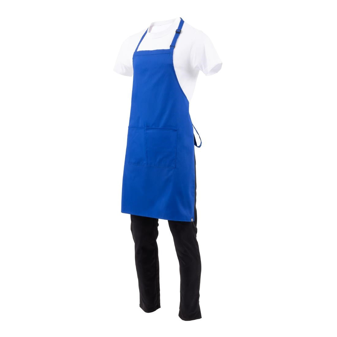 Chef Works Butchers Bib Apron Royal Blue