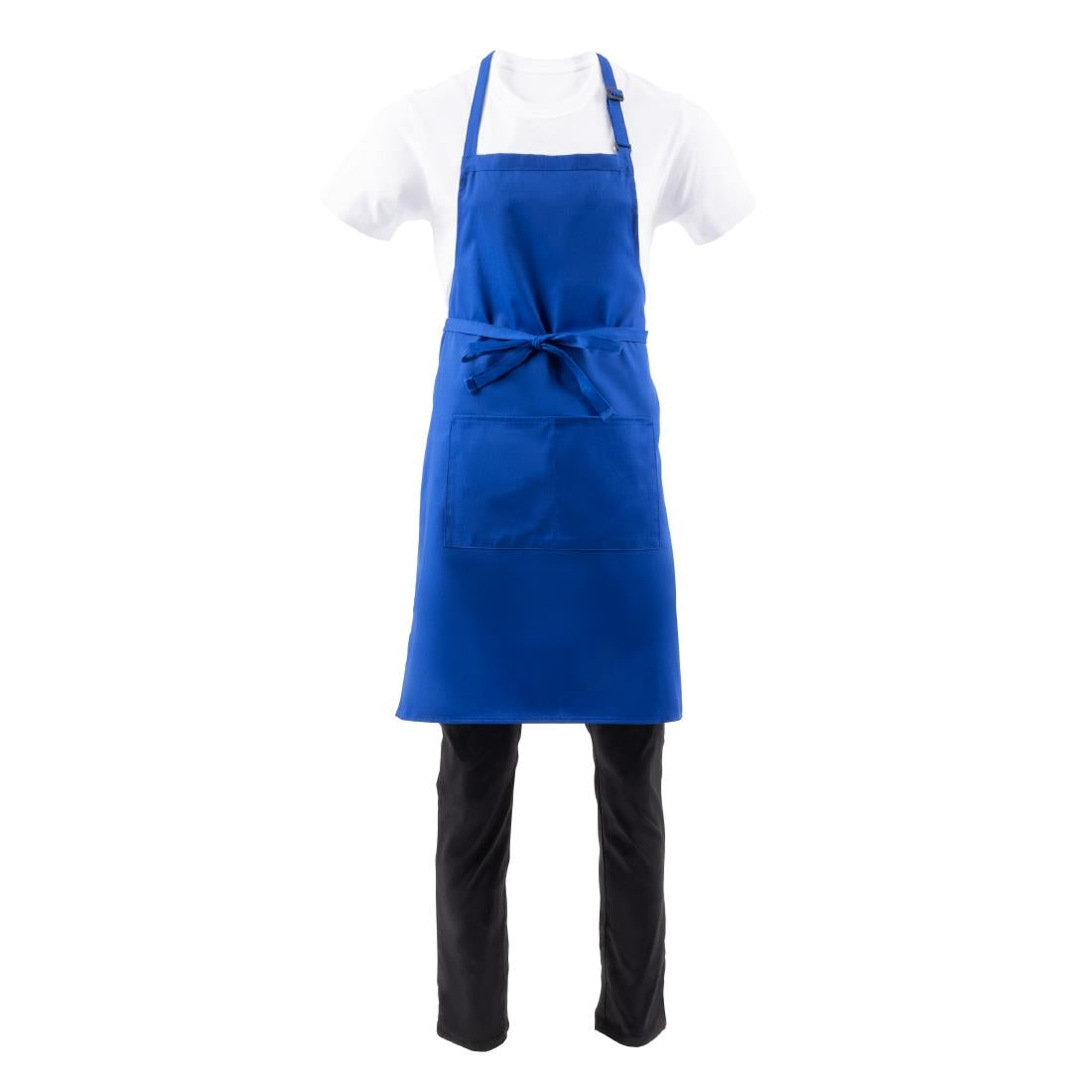 Chef Works Butchers Bib Apron Royal Blue