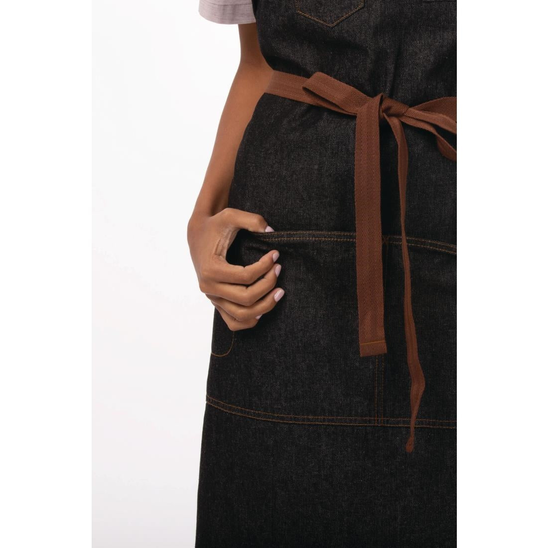 Chef Works Urban Memphis Bib Apron Black