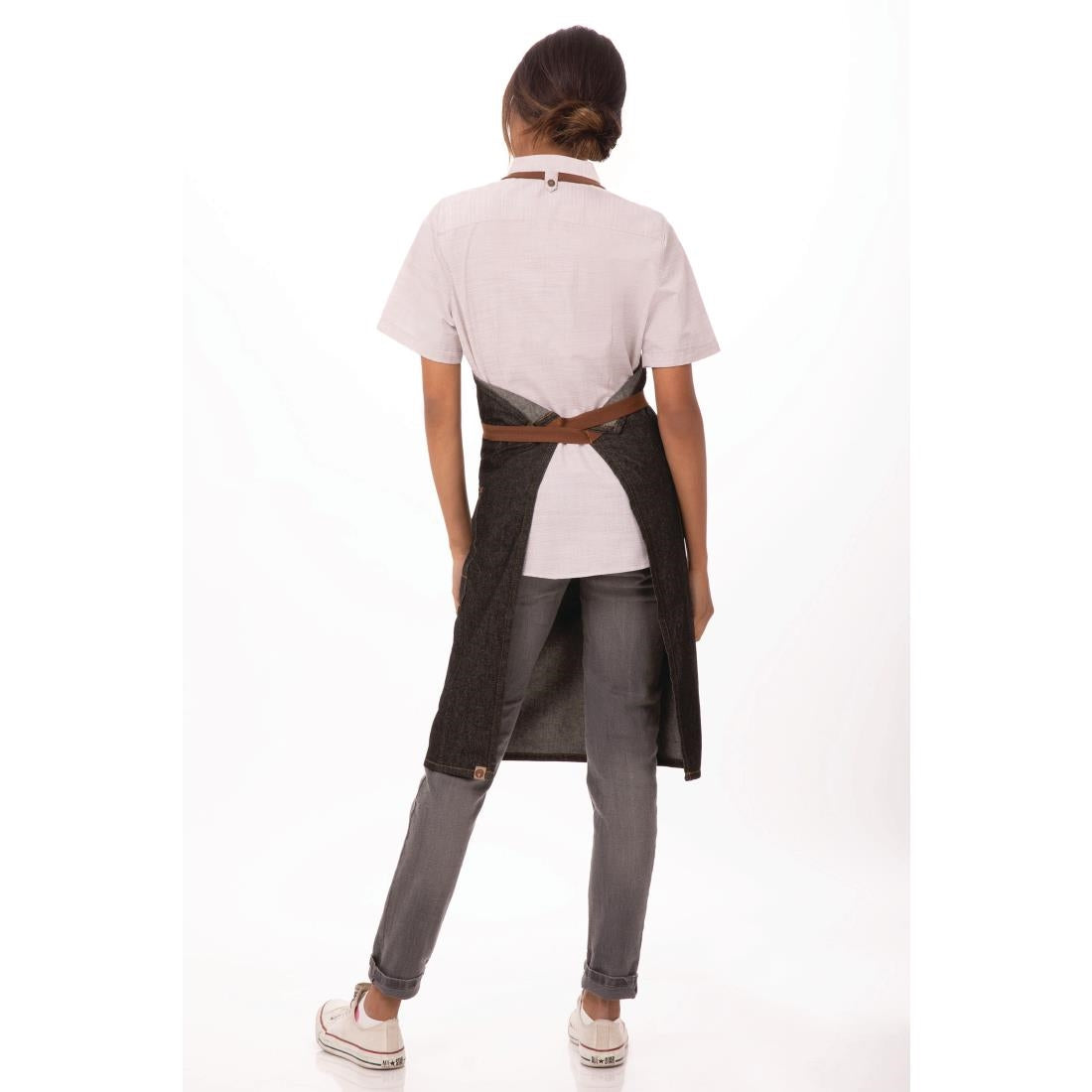 Chef Works Urban Memphis Bib Apron Black