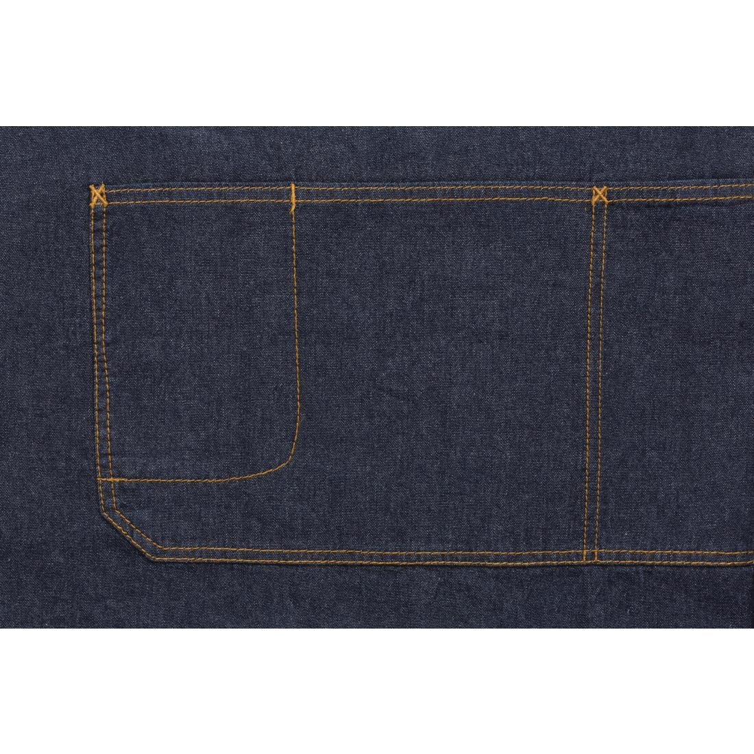 Chef Works Urban Memphis Bib Apron Indigo